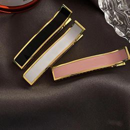 Hair Clips 2024 Enamel Metal Non Fading Accessories Fashion Women's Clip