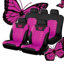 Brand Embroidery Car Seat Covers Set Car Organiser Universal For golf 4 For Citroen C4 For izh 2126 For Hyundai Ai 20 For Honda