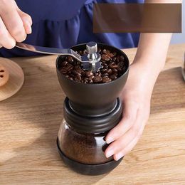 GIANXI Coffee Grinder Small Portable Device For Household Manual Thickness Can Adjust 240423