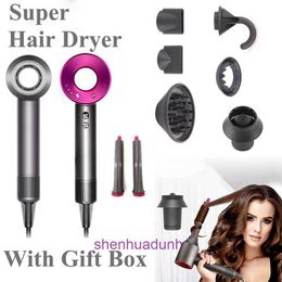 Hair Dryer Professional Salon Blow Comb Complete Styler Standing Super Ionic dysoon Hair Dryers LF65