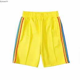 Palms Shorts Mens Womens Solid Colour Short Palms Angle Short Letter Strip Angles Webbing Refreshing And Breathable Five-Point Clothes Summer Beach Clothing 907