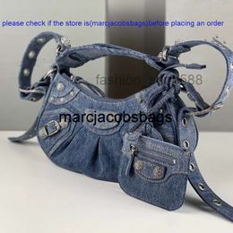 balencig bag super balencias Top Really Quality Women cool girl Le Cagole Bags Motorcycle luxury Designers Genuine leather crossbody purse Pochette RQF6 rainbow