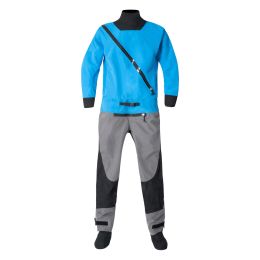 Suits Men's Kayak Dry Suits Threelayer Waterproof Material Latex Cuff and Splash Collar 0Kayaking Swimming Surfing Paddling DM33