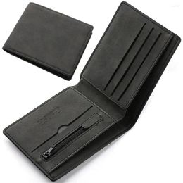 Wallets Fashion Folding Large-capacity Men Wallet Multi-card Slot PU Leather Coin Purse Card Bag Money Short Holder