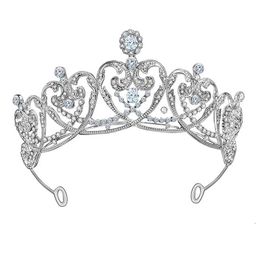 Wedding Hair Jewellery Wedding Bride Wedding Dress Headwear Crown Alloy Rhinestone Tiaras Womens Classic Party Dress Accessories