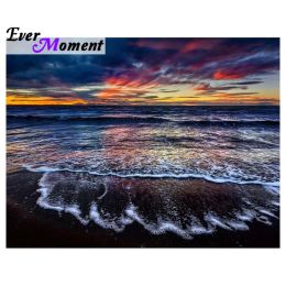 Stitch Ever Moment Daimond Painting Sea Diamant Painting Landschappen Diamond Beaded Embroidery Beautiful Nature Art ASF836