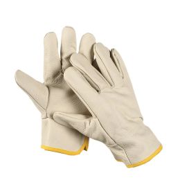 Gloves Cowhide Sports Safety Protection Glove Ultrathin Leather Men's Driving Grinding Welding Working Gloves