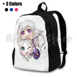 Backpack Re : Zero-Puck & Emilia Outdoor Hiking Waterproof Camping Travel Zero Puck And