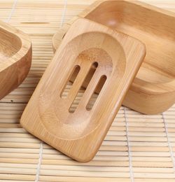 Natural Bamboo Soap Dish Container Soap Tray Storage Rack Holder Plate Stand Bamboo Soap Tray Box for Bathroom Sink Bath Shower Pl2852822