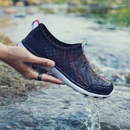Running Shoes Quick Drying Sneakers For Men Breathable Summer Mens Beach Sports Lightweight Walking Athletic Size 39-46