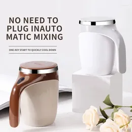 Mugs Automatic Mixing Cup Coffee Powder Rechargeable Home Office Travel Stainless Steel Insulated