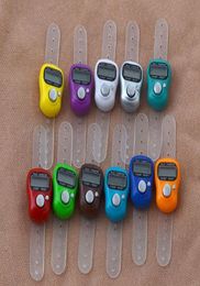 Mini Hand Hold Band Tally Counter LCD Digital Screen Finger Ring Electronic Head Count Tasbeeh Tasbih6510296