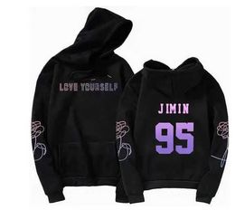 Men's Hoodies Sweatshirts Jungkook Unisex Hoody kpop Jungkook Hoodies 97 Sweatshirt Love Yourself kpop Hoody Sweatshirt XL for Casual Harajuku kpop hoody Q240506