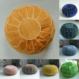 Pillow 50x30cm Velvet Moroccan Pouf Candy Color Creative Futon Tatami Ottoman Footstool Unstuffed