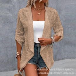 Women's Jackets Wepbel Summer Fashion Open Stitch Cardigan Outwear Loose Casual Other Plain Kimono Women Solid Colour Short Coats