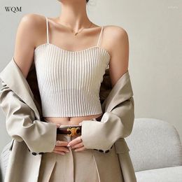 Ethnic Clothing WQM Ice Silk Backing Bottom Tank Chest Cushion One Piece Cup For Women's Inner Wear With A High Grade And Sexy Bra Wrapping
