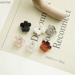 Hair Accessories Hot INS Summer Style Mini Bow Acetic Acid Hair Claw Clip Smiling Face Flower Hair Accessories Girl Sweet Gift WX