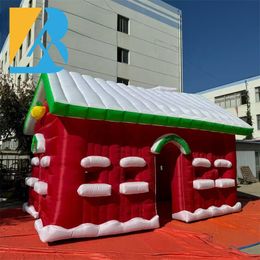 Customized Indoor Activity Large Inflatable Christmas House for Party Organizers