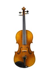 4/4 handmade violin nice flamed nice tone grian two-piece back with quality case