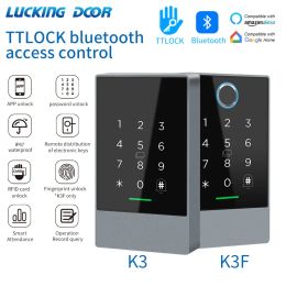 Card TTLOCK K3/K3F Fingerprint Access Control Door System Opener for Intercom Nfc Bluetooth Electric Gate Keypad 13.56Mhz RFID Card