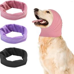 Dog Apparel Nylon Caps With Elasticity And Softness For Pet Ear Protection Noise Reduction Covers Scarf