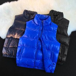 Men's Vests Arrived Loose Winter Brand Clothing Vest Warm Sleeveless Jacket Casual Windproof Zipper Down