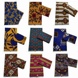 Dresses Veritable Dutch SuperW Guaranteed Super Real Wax Print Fabric Hollandais Pagne Africa Dress 100% Cotton Wax Pagne Tissu VL15679