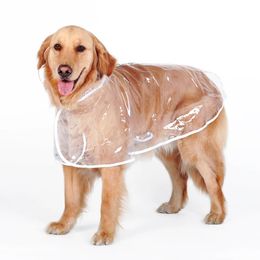 Dog Raincoat Poncho Pet Clothing 240429