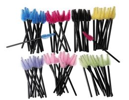 20pcsbag Disposable Eyelashes Brushes Eyebrow brush Mascara Wand Applicator Eyelash Extension Cosmetic Brushes Makeup Tool2559392