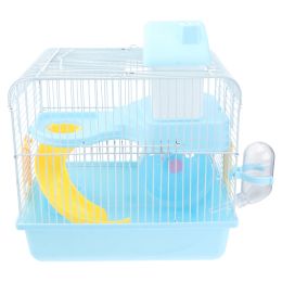 Cages Hamster Cage Acrylic Large House for Water Bottle Chinchilla Double Layer Houses & Habitats