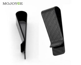 High Quality PU Carbon Fiber Money Clip Holder Men039s Business Credit Card Cash Wallet Fashion Pocket Clamp Credit Clip Holder6582819