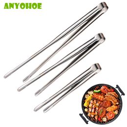 Grills 304 Stainless Steel Grill BBQ Tongs Cooking Utensils Multipurpose Barbecue Clip Food Bread Clip for BBQ Baking Kitchen Gadgets