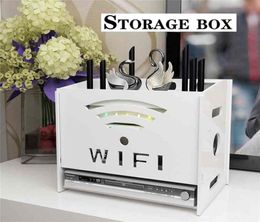 Large Capacity Multilayer Wifi Box Storage Organiser 234 Layer Router Cable Case Wireless Shelf Sundries Bracket 2109227198539