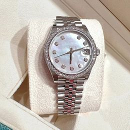Luxury Womens Watch Mechanical Watches Motherofpearl Disc Diamond Scale Clean 3235 Steel Strap Sapphire Mirror M278274 240419