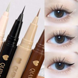Eyeliner Ultrathin Matte Liquid Eyeliner Lower Eyelash Pen Waterproof Quick Dry Glitter Silkworm Pencil Korean Makeup for Women Cosmetic