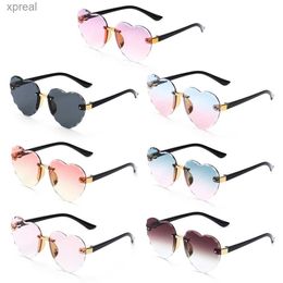 Sunglasses Ocean Lens Glasses Party/Photography Childrens Sunglasses Heart shaped Sunglasses UV 400 Protective Childrens Sunglasses WX