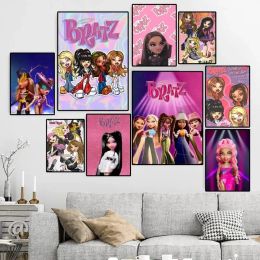 Stickers Bratz Doll Classic Anime POSTER Canvas HD Print Personalized Wall Art Custom Painting