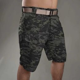 Men's Shorts 2024 Summer Mens Tactical Shorts Outdoor Hiking Shorts Waterproof Quick Drying Camo Shorts Hunting Fishing Military ShortsL2405