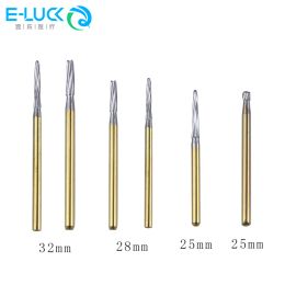 Bits Dental Bur Tungsten Carbide Drill Crown Metal Cutting Burs for High Speed Handpiece Trimming Finishing