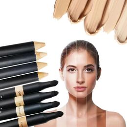 Custom 4colors Double-head Concealer Stick Long Lasting White Dark Circles Corrector Contour Cosmetic Makeup Bulk Private Label 240426