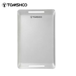 Grills Tomshoo Mini Stainless Steel Grill Pan Outdoor BBQ Picnic Grill Pan Cutting Chopping Board for Camping Backpacking Hike Supplies