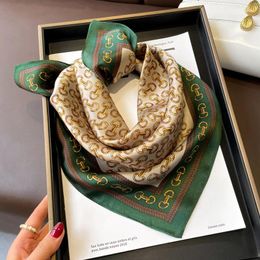 Scarves Kerchief 70cm Scarf Women Tie Hair Or Bag With Shirt Ornaments For All Seasons