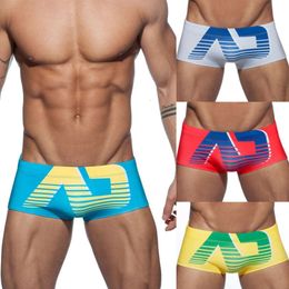 Men's Swimwear 2024 New Mens Triangle Swimming Pants Sexy Fashionable Anti Fading Large Size Professional Swimming Suit Flat Corner Pants for Men