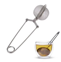 Tea Infuser 304 Stainless Steel Sphere Mesh Tea Strainer Coffee Herb Spice Filter Diffuser Handle Tea Ball IIA8883601366