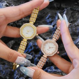 Wristwatches Women Watches Stainless Steel Strip Quartz Watch Clock Fashion Casual Relogio Feminino Girl Student Wristwatch Gifts