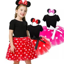 Dresses Fancy Dress for Girls Summer Dress Christmas Kid Costume Polka Dot Costume 2 6 Years Children Costume Summer Dress Cute Style