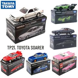 Diecast Model Cars Takara Tomy Tomica Premium TP21 Toyota SOARER Scale Mini Car Model Reproduction Mini Series Childrens Christmas Gift Boy ToysL2405