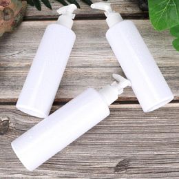 Storage Bottles 6PCS 250ML Travel Portable Empty Pump Bottle Plastic Body Wash Shampoo Multi-purpose Lotion Subpackaging