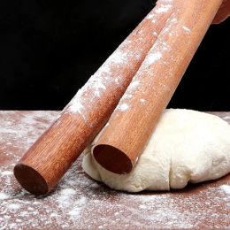 Makers Natural Unpainted Ebony Rolling Pin Kitchen Household Solid Wood Flour Free Rolling Pin Rolling Pin Dough Roller Wooden