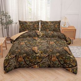 Duvet Cover 2/3pcs Fashion Modern Set (1*Comforter + 1/2*Pillowcase, Without Core), Jungle Shrub Plant Print Bedding Set, Soft Comfortable And Skin-friendly Comforter For